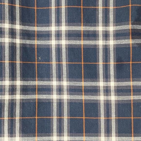 J. Crew Plaid Perfect Button Down Shirt in Navy - Picture 6 of 8